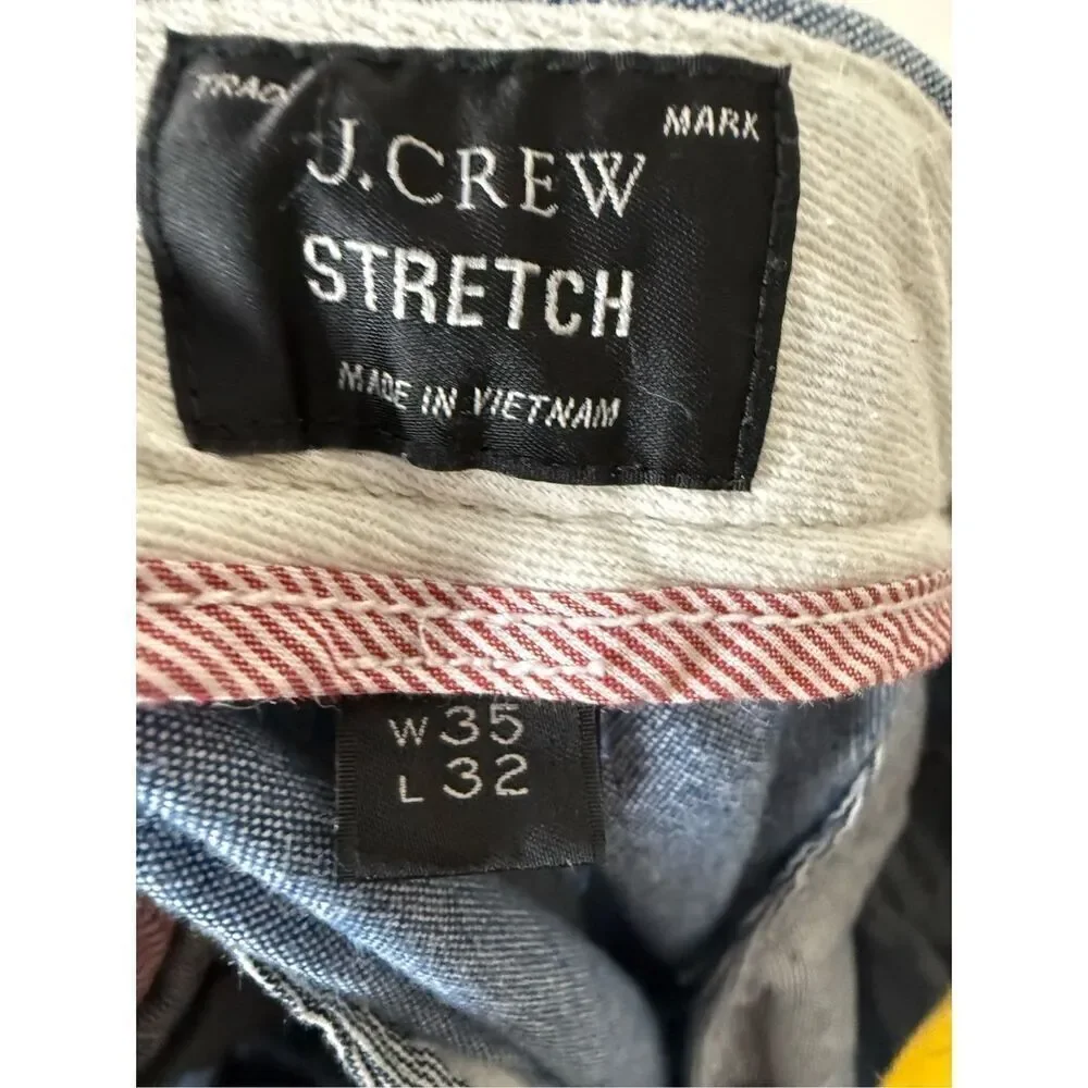 J. Crew L0719 770™ Straight-fit chino pant in stretch Blue 35x32 770 Straight